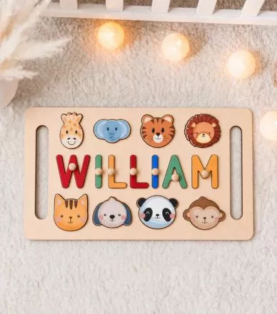 wooden name puzzle | Hitrendsetter