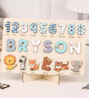 wooden name puzzle | Hitrendsetter